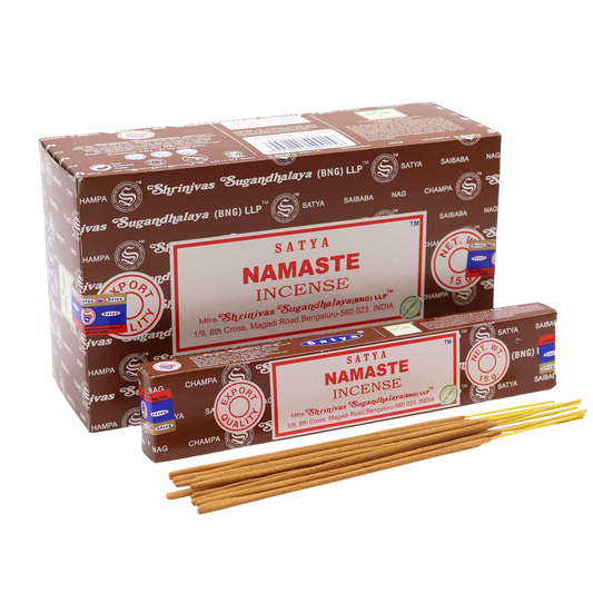 Namaste - Satya Incense Sticks 15g - Socki.ie