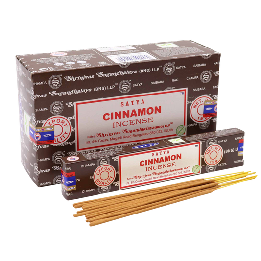 Cinnamon - Satya Incense Sticks 15g - Socki.ie