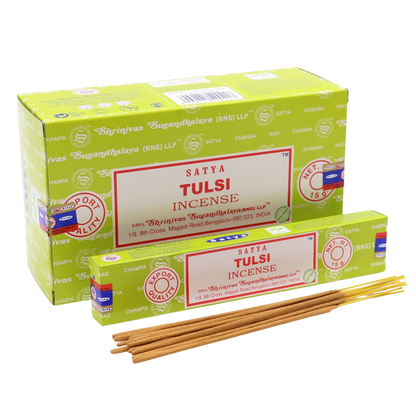 Tulsi - Satya Incense Sticks 15g - Socki.ie