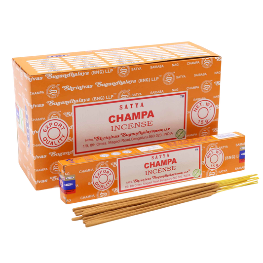 Champa - Satya Incense Sticks 15g - Socki.ie