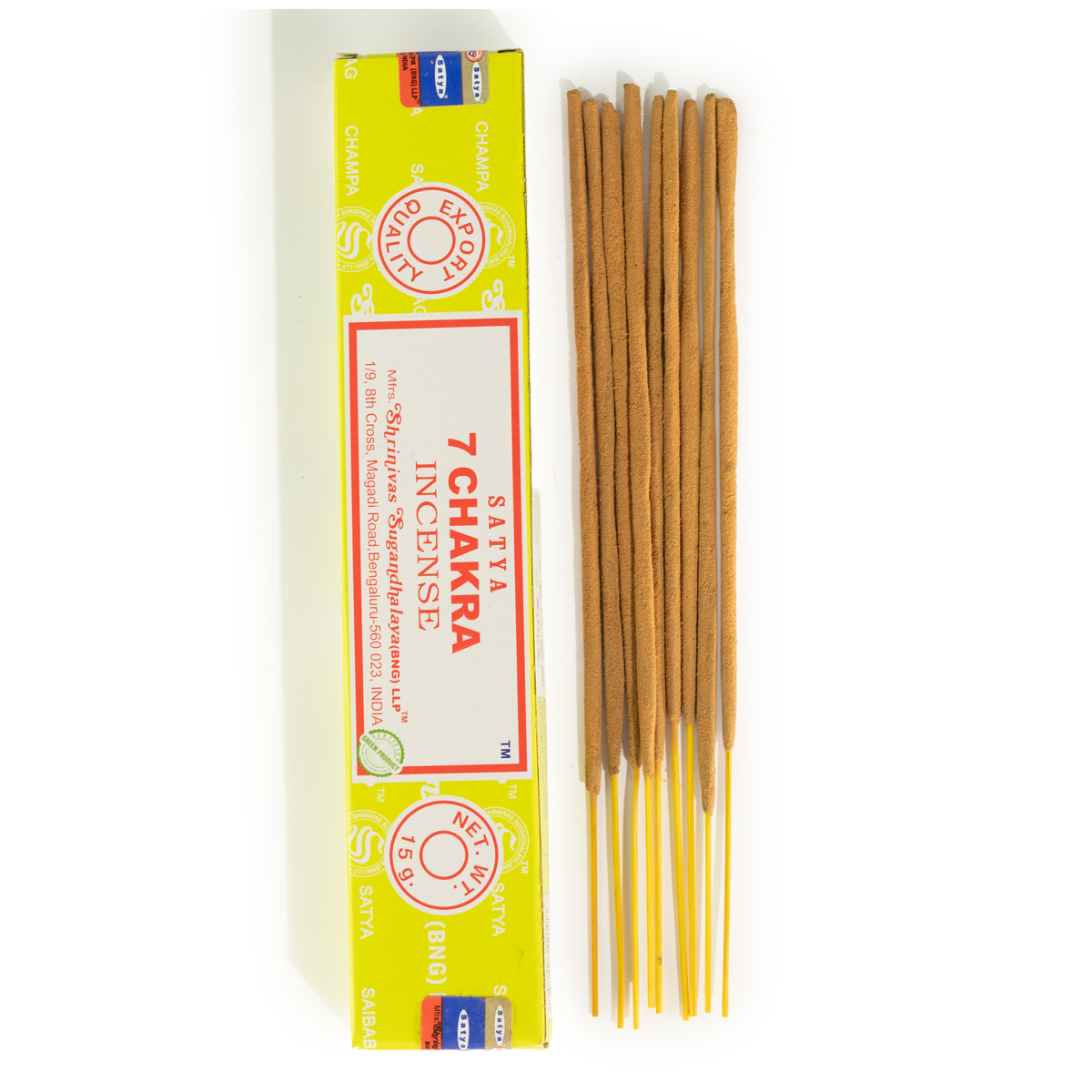 7 Chakra - Satya Incense Sticks 15g - Socki.ie