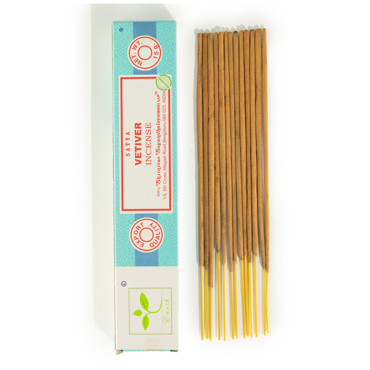Vetiver - Satya Incense Sticks 15g - Socki.ie